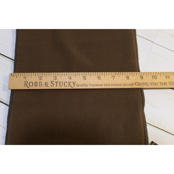 Alexander Julian Colours Wool Blend Winter Scarf Brown 9" x 48" *** NWT *** - Picture 5 of 6